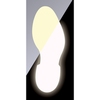 Empreintes de pas photoluminescentes anti-dérapantes - pied droit, Photoluminescent, 85,00 mm (l) x 210,00 mm (H)